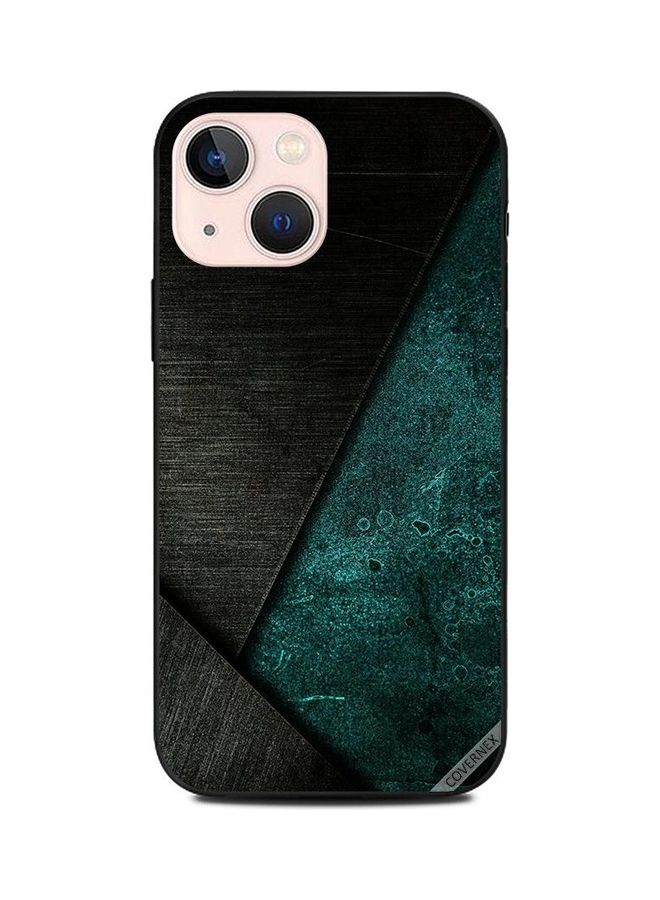 Covernex Protective Case Cover For Apple iPhone 13 Mini Black/Green - Image 1