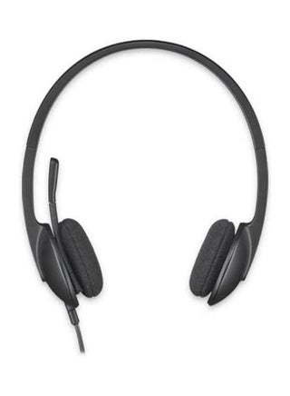 H340 USB Headset, Plug And Play, Noise Cancelling Microphone, USB Type A, Adjustable Headband, Black | 981-000475 Black - v1632768761/N51052844A_1