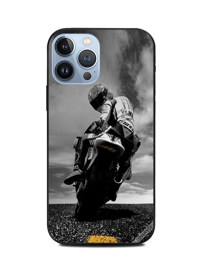 Covernex Apple iPhone 13 Pro Max Protective Case Cover Printed Featuring Looking Back 46 DESIGN_0235 - Image 1
