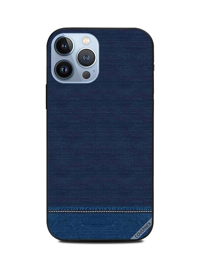 Covernex Protective Case Cover for Apple iPhone 13 Pro Max Blue Jeans Pattern - Image 1