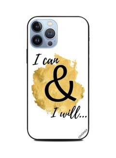 8123 I Can And I Will Golden Background