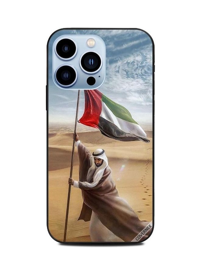 Covernex Apple iPhone 13 Pro Protective Case Cover Printed Featuring Zayed Planted Uae Flag DESIGN_0404 - Image 1