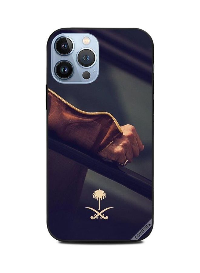 Covernex - Protective Case Cover For Apple iPhone 13 Pro Max Hand and Saudi Arabia National Sign Multicolour - Image 1