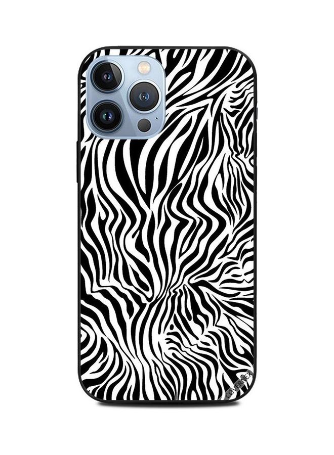 كوفرنيكس غطاء حماية واقٍ لهاتف أبل آيفون 13 برو ماكس بنمط جلد الحمار الوحشي - Image 1