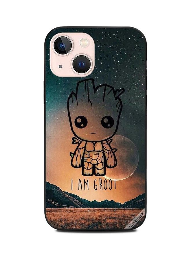 كوفرنيكس غطاء حماية واقٍ لهاتف أبل آيفون 13 ميني طبعة عبارة I Am Groot - Image 1