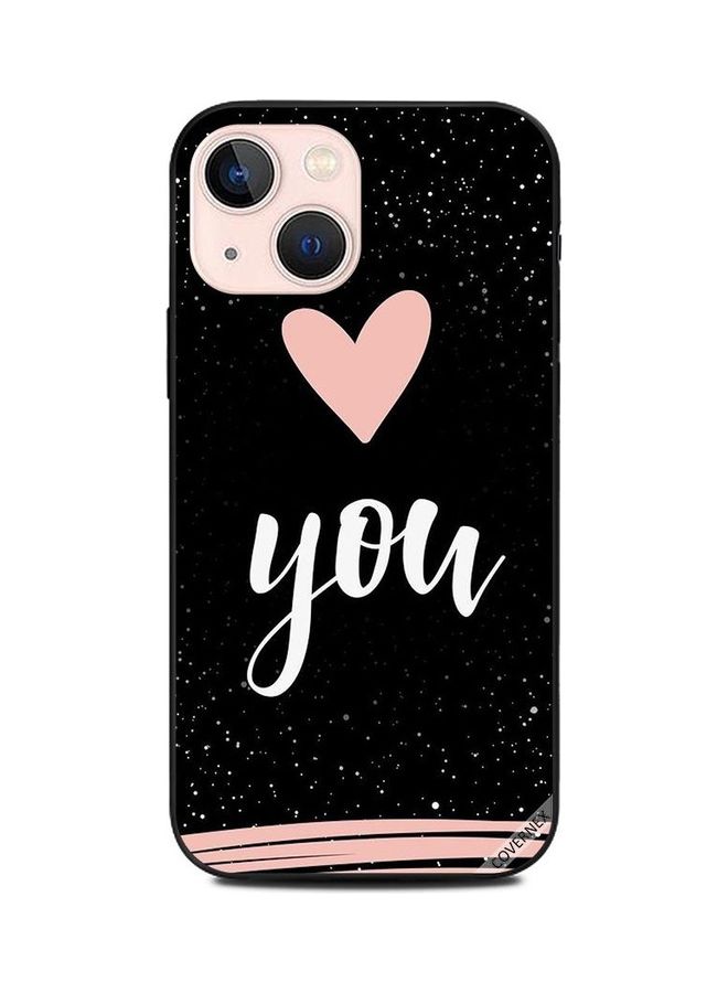 Covernex Apple iPhone 13 Mini Protective Case Cover Printed Featuring Love You DESIGN_1814 - Image 1