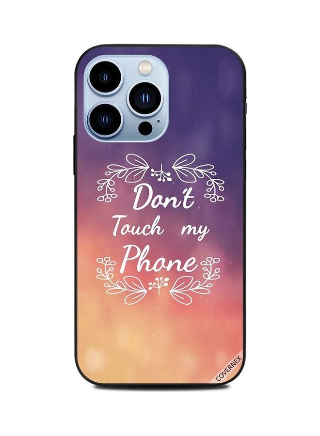 Covernex 8559 Don't Touch My Phone White Floral - Image 1