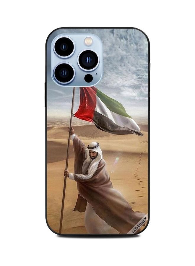 Covernex Apple iPhone 13 Pro Protective Case Cover Printed Featuring Zaye Planting Uae Flag DESIGN_1371 - Image 1