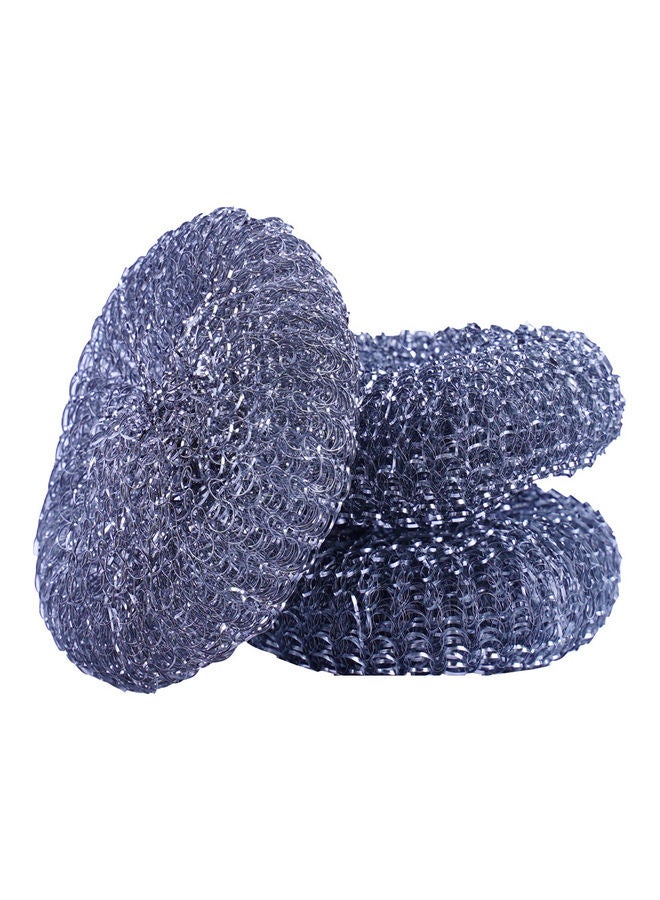 Hotpack 18 Piece Steel Wool Roll Heavy Duty Silver 10cm - Image 2