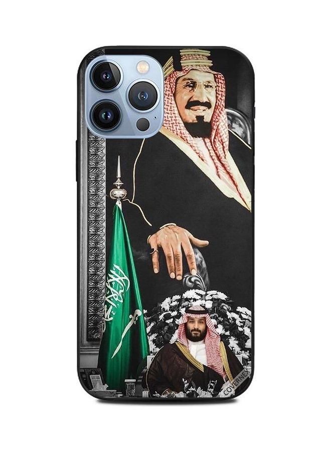 Protective Case Cover For Apple iPhone 13 Pro Max Muhammad Bin Salman and King Abdul Aziz Multicolour - v1632770575/N51053975A_1