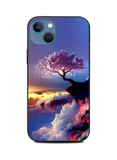Protective Case Cover For Apple iPhone 13 Winter Clouds On The Sea Multicolour