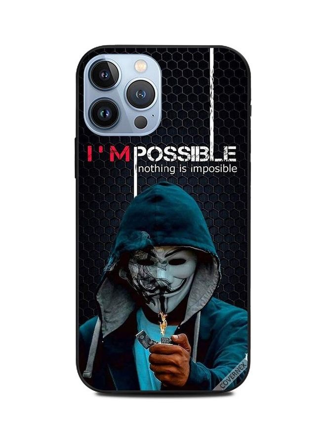 Covernex Protective Case Cover for Apple iPhone 13 Pro Max I Am Possible Nothing Is Impossible - Image 1