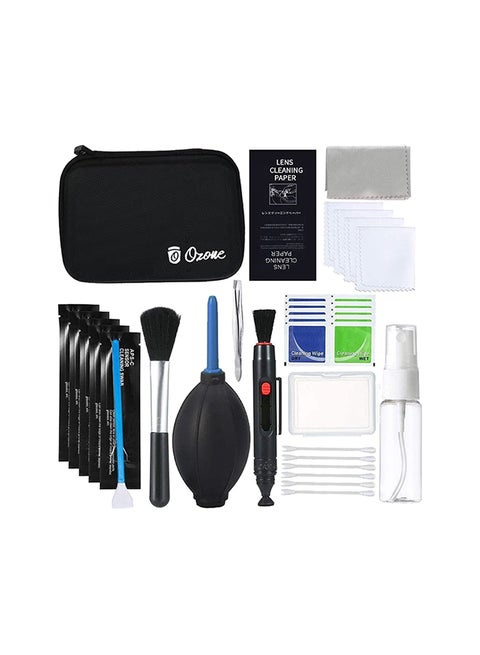 53 in 1 Professional Camera Accessores for Nikon, Cannon, Digital SLR Camera  Optical Lens Cleaner Black