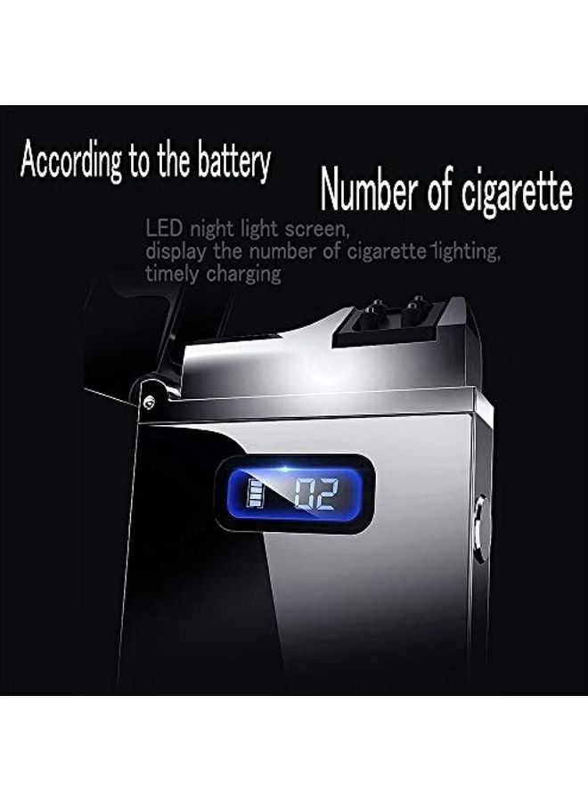 ولاعة قوسية عديمة اللهب ومقاومة للرياح وقابلة للشحن بمنفذ USB - Image 3
