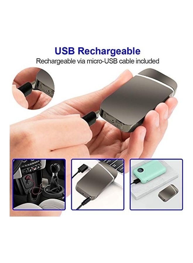 ولاعة كهربائية بتصميم قوس مضادة للرياح  وقابلة لإعادة الشحن بمنفذ USB - Image 4