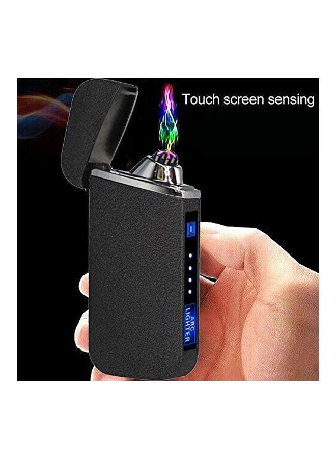 USB Rechargeable Windproof Flameless Dual Arc Plasma Lighter - Image 4