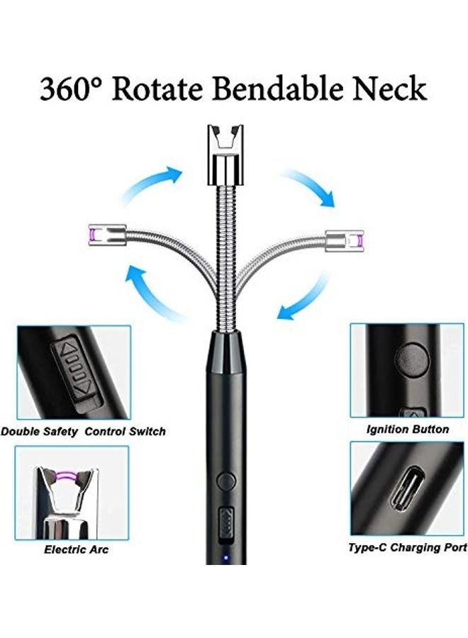 ماركة غير محددة - ولاعة كهربائية مقوسة قابلة لإعادة الشحن بمنفذ USB - Image 1