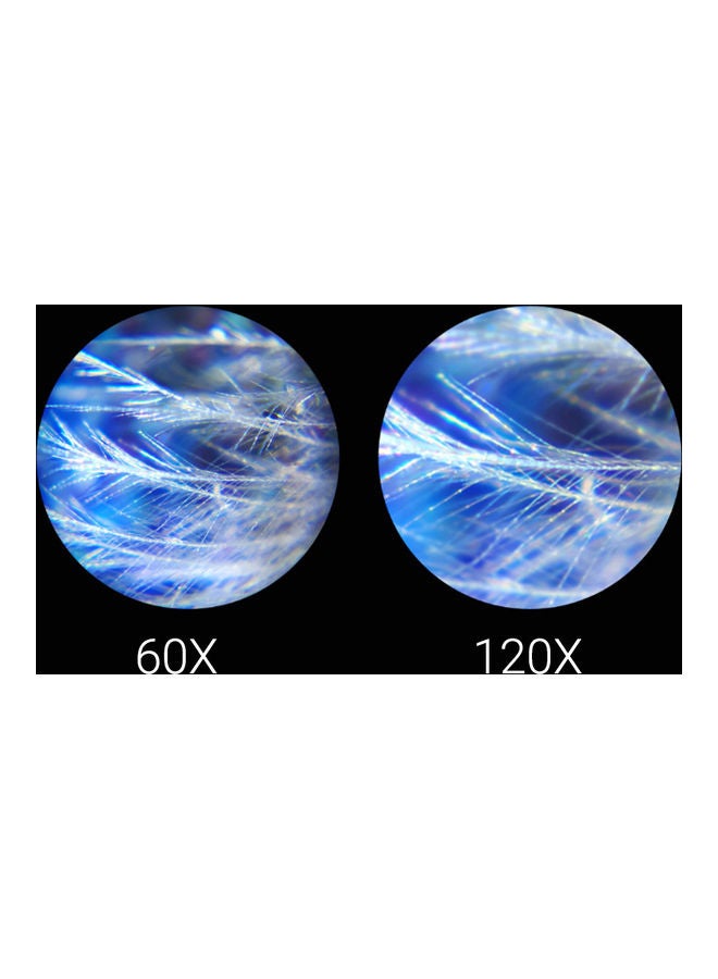 سلسترون ميكروسكوب للجيب بإضاءة LED وخاصية التكبير بدون خطوات 60x-120x  - Image 3