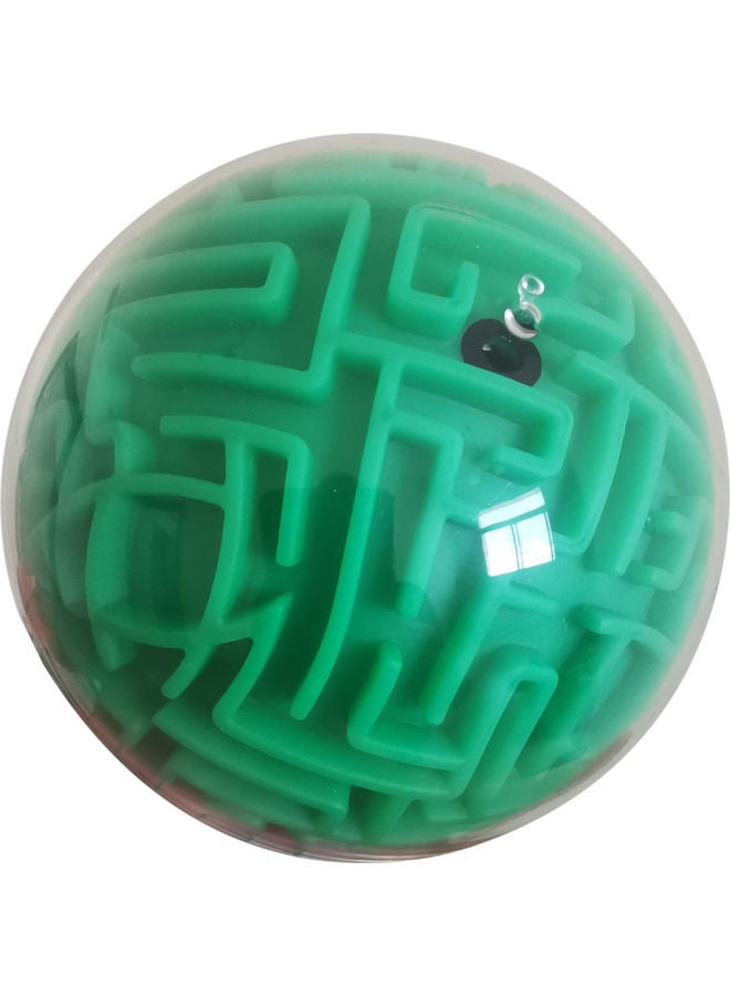 كرة متاهة مبتكرة ثلاثية الأبعاد على شكل كرة أرضية 10.2 x 10.2سم - Image 3