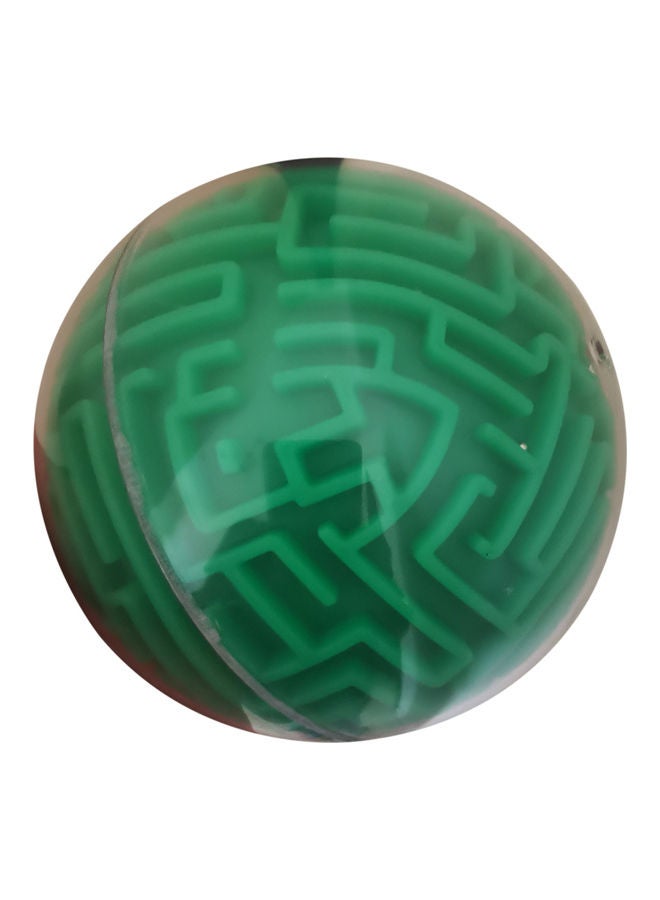 كرة متاهة مبتكرة ثلاثية الأبعاد على شكل كرة أرضية 10.2 x 10.2سم - Image 2