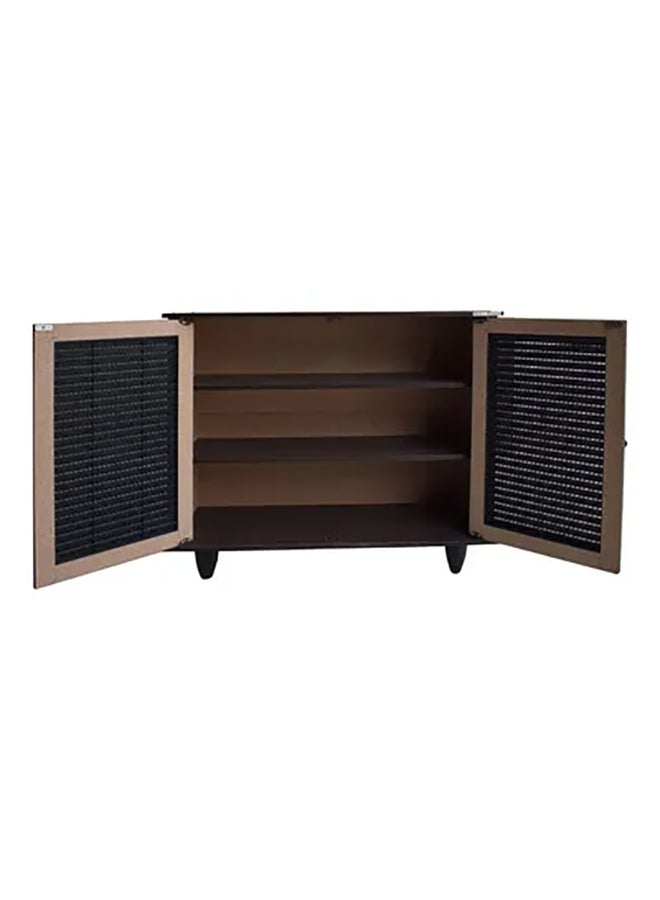 WT-EASYCARE Engineered Wood Shoe Cabinet Wenge 76.5x30x67cm - Image 3