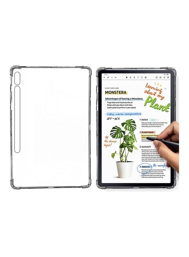 مارجون غطاء حماية واق وممتص للصدمات من مجموعة غوريلا لجهاز سامسونج جالاكسي تاب S7 مقاس 11 بوصة شفاف - Image 5