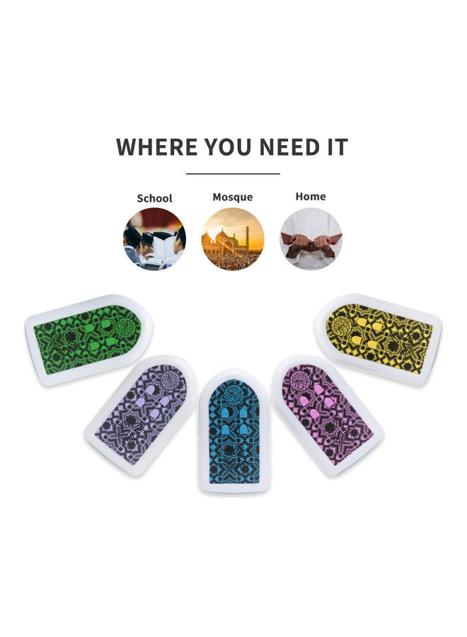 أتشز Wall-Mounted Mini Night Lamp Quran Speaker Blue  - Image 5