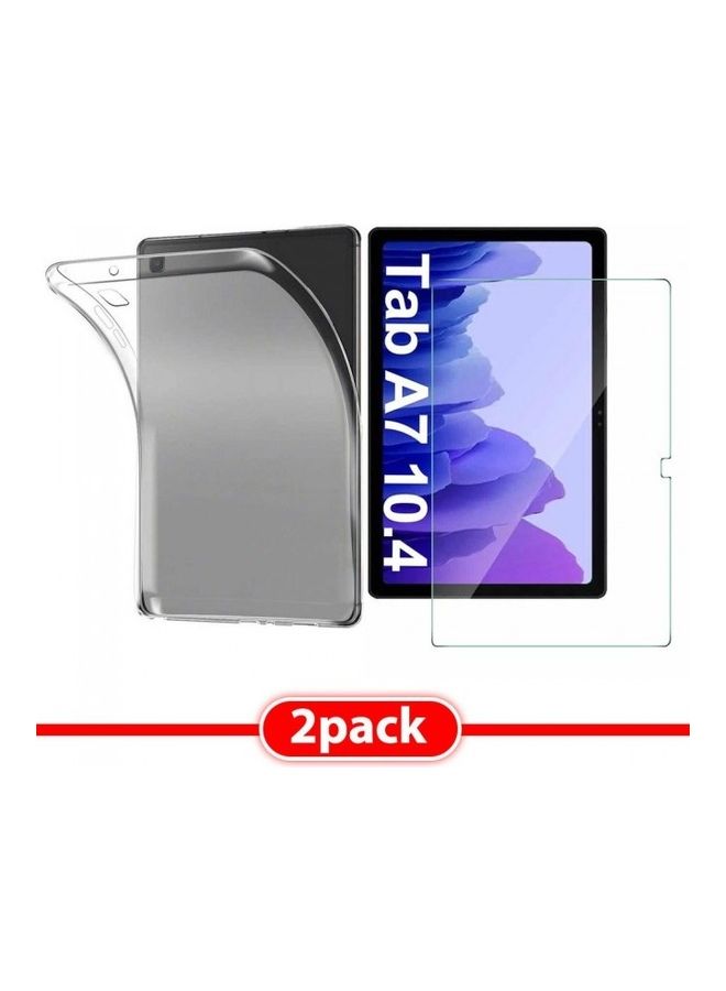 MARGOUN 2-Pack Samsung Galaxy Tab A7 10.4 2020 TPU  Cover and Screen Protector Clear - Image 1