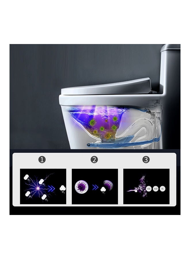 شاودا جهاز تعقيم ذكي مزود بمنفذ USB للشحن أبيض 11x4x7سم - Image 5
