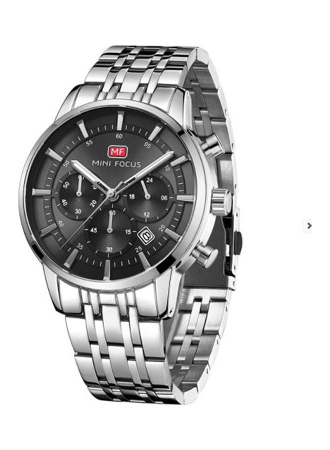 ميني فوكاس ساعة يد بعقارب وسوار من الإستانلس ستيل طراز MF0282G.04 للرجال - Image 2
