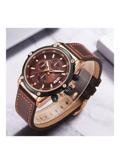 Men's Leather Analog Wrist Watch Mf0175G-04 - v1632818076/N51068397A_3