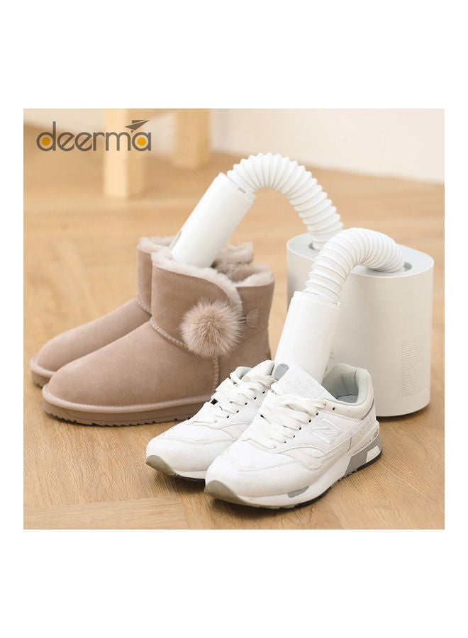 ديرما مجفف كهربائي للأحذية لإزالة الروائح الكريهة أبيض 30x13x23سم - Image 1