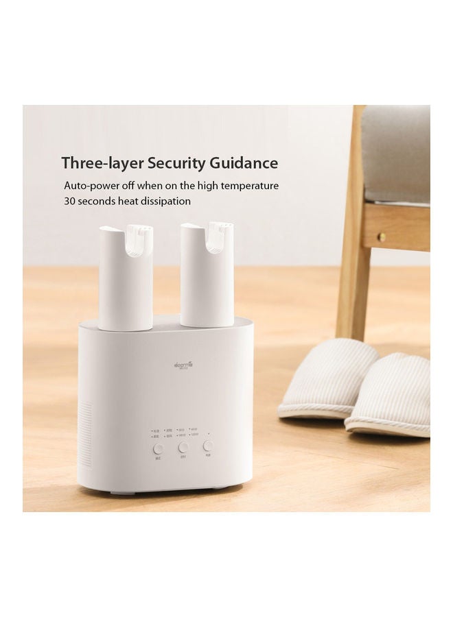 ديرما مجفف كهربائي للأحذية لإزالة الروائح الكريهة أبيض 30x13x23سم - Image 5