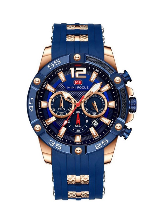 ميني فوكاس ساعة يد كرونوغراف بسوار مطاطي طراز MF0349G.02 للرجال - Image 1