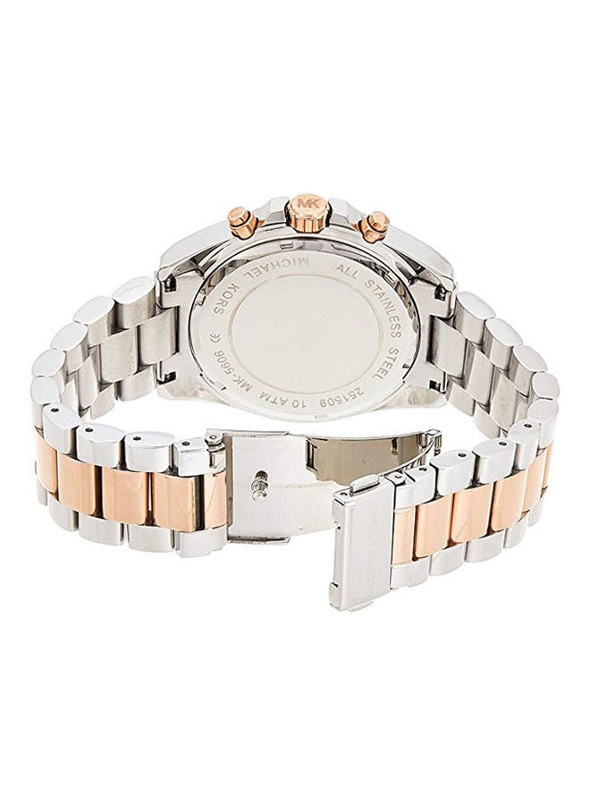 مايكل كورس ساعة يد بعقارب بسوار من الاستانلس ستيل طراز MK5606 للنساء - Image 3