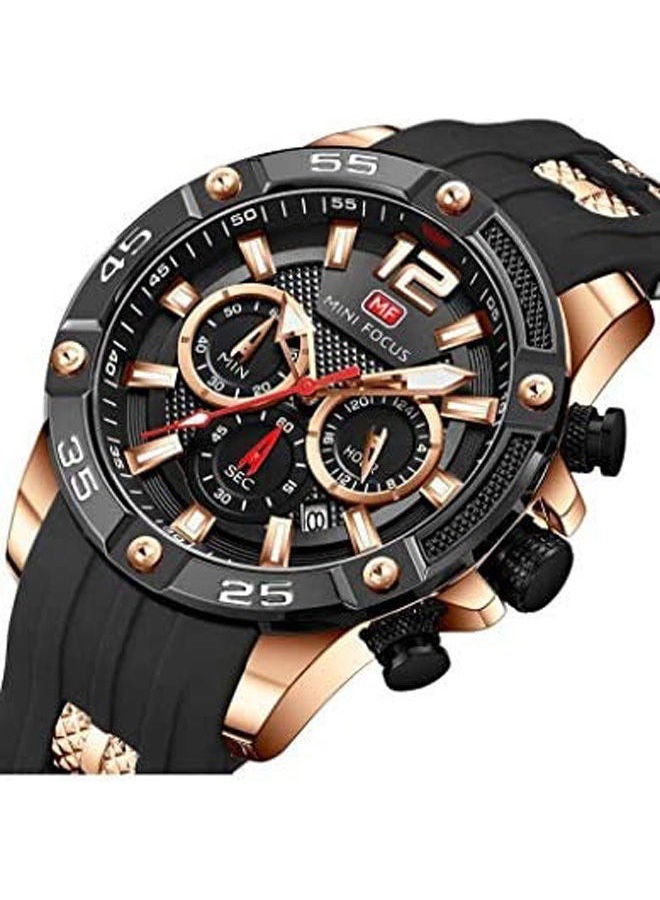 MINI FOCUS Men's Rubber Chronograph Watch MF0349G.03 - Image 1