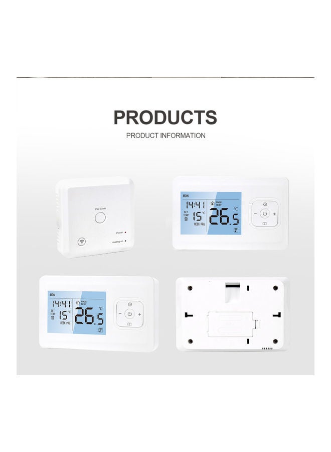APP Controlled Portable WIFI Smart Heating Radiator Thermostat White  - Image 5