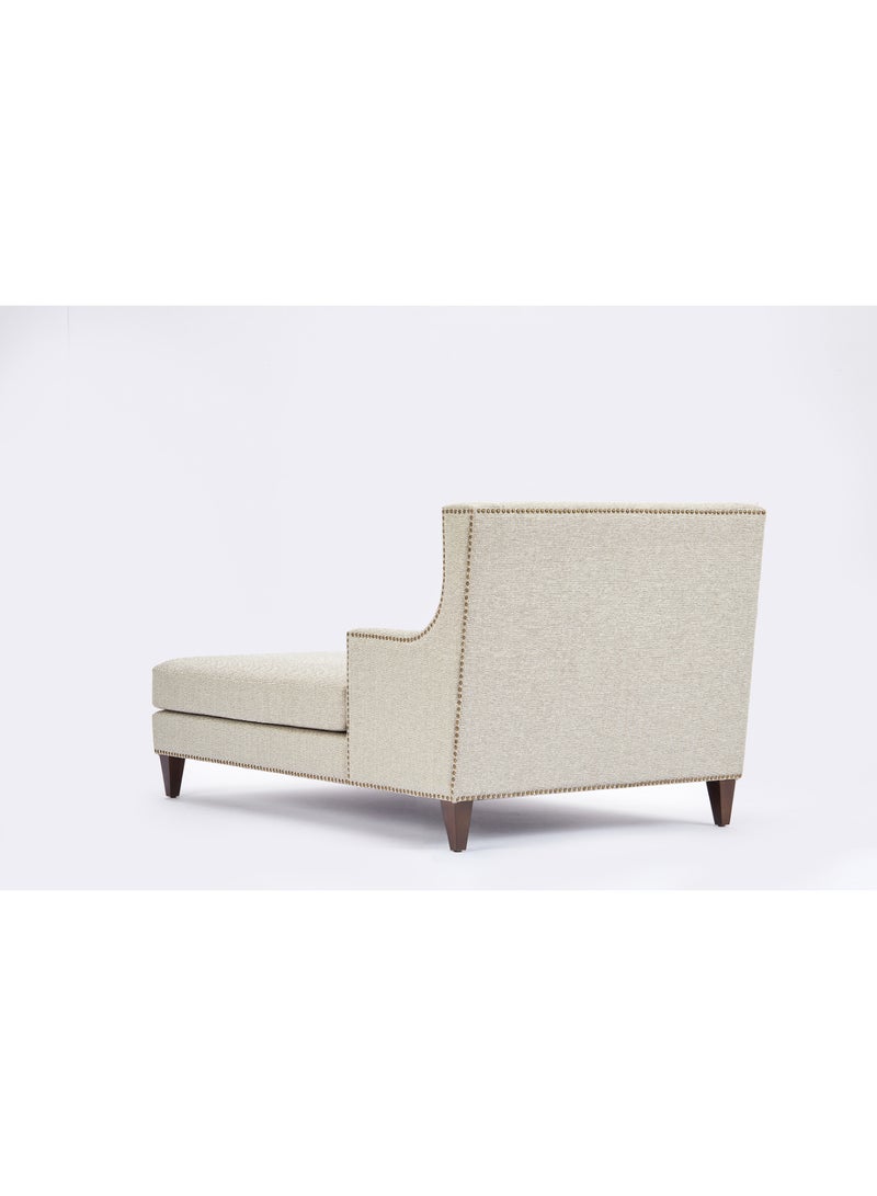 ebb & flow - Chaise Lounge For Luxurious - Wood Relaxing Sofa Dark Brown 1010 x1650 x 890mm - Image 1