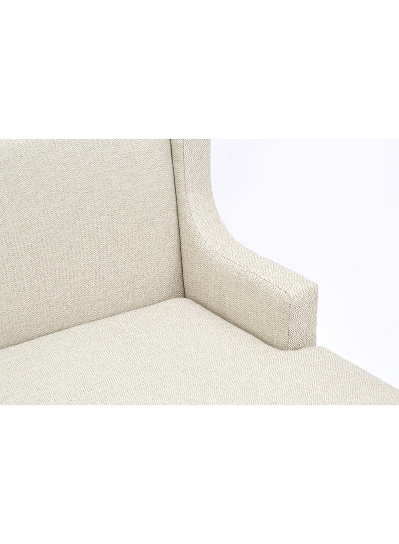 ebb & flow - Chaise Lounge For Luxurious - Wood Relaxing Sofa Dark Brown 1010 x1650 x 890mm - Image 1