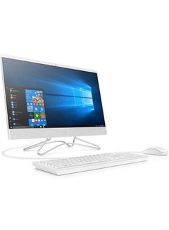 الكمبيوتر المكتبي الشامل 200G4 بشاشة مقاس 21.5 بوصة، ومعالج كور i3 10110U، وذاكرة رام 4 جيجابايت، ومحرك أقراص صلبة‏ 1 تيرابايت، وبطاقة رسومات إنتل بدقة فائقة الوضوح، الإصدار العالمي اللغة الإنجليزية أبيض