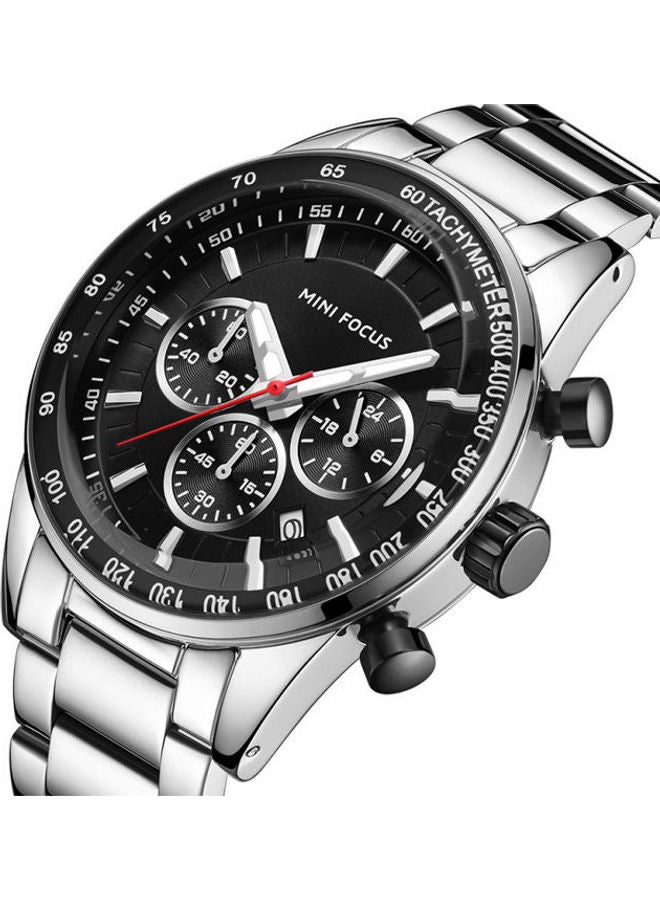 ميني فوكاس ساعة يد بعقارب وسوار من الستانلس ستيل طراز MF0187G-01 للرجال - Image 2