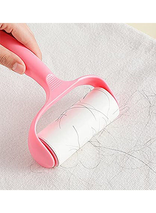 Generic - 8-Pieces Sticky Clothes Hair Remover Lint Roller Refill White 10x8x16cm - Image 1