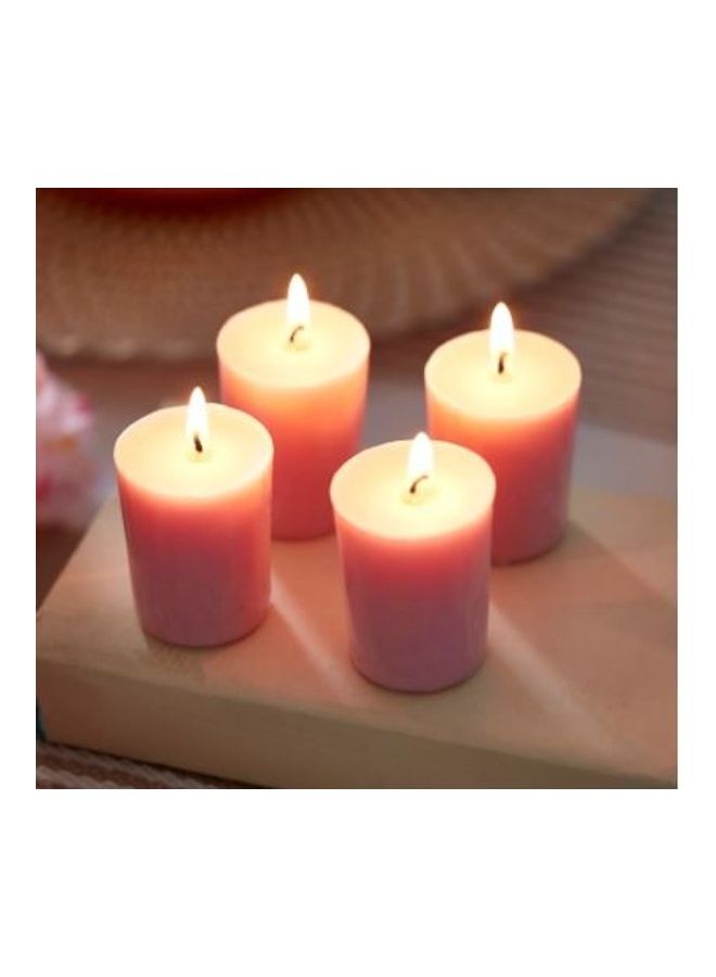 4-Piece Affair Tube Votive Candle Pink 0.192kg - Image 2
