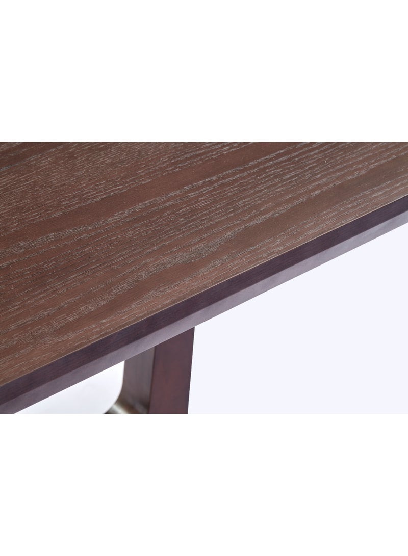 Dining Table Luxurious - 6 Seater - Brown Gregory Collection Wood dark brown 2000 x 980 x 750mm - v1632820610/N45672058A_6