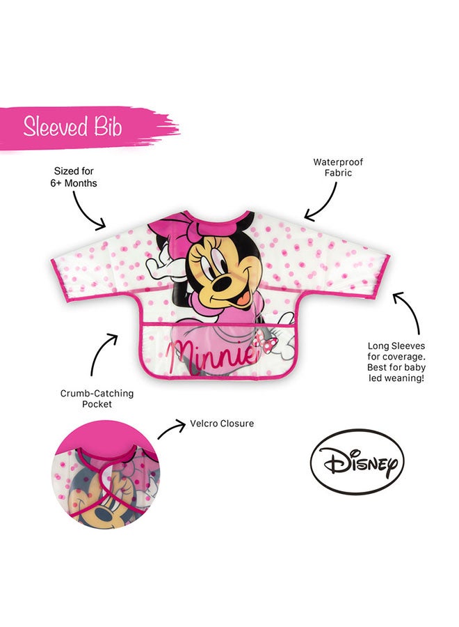 Disney Minnie Mouse Sleeved Bibs  - Image 3