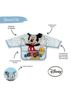 Disney Mickey Mouse Sleeved Bibs  - Image 3