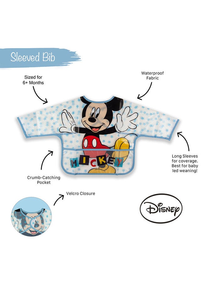 Disney Mickey Mouse Sleeved Bibs  - Image 3