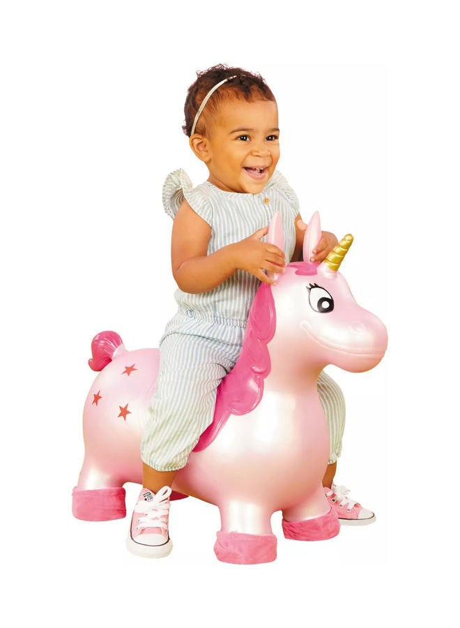 little tikes - Unicorn Animal Hopper Inflatable Bouncing Jumping Toy with Handle - Image 1