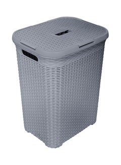 Laundry Basket Ratan Gray
