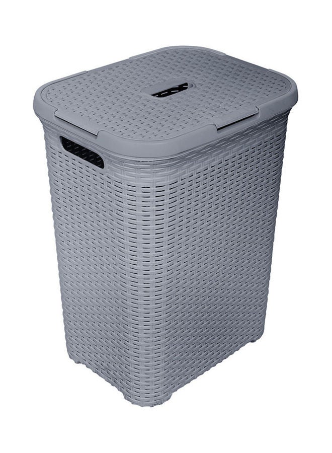 El Helal & Silver Star - Laundry Basket Ratan Gray - Image 1